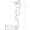 PASSION WOMAN BS031 BODYSTOCKING BLACK ONE SIZE - Image 3