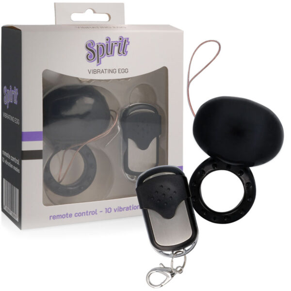 POTENTE - SPIRIT - VIBRADOR DE CONTROLE REMOTO ANEL GALO PRETO