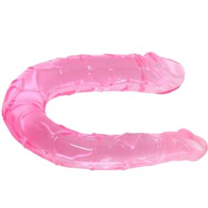 POTENTE - BAILE - DOUBLE DONG DILDO ROSA DUPLA