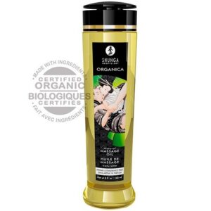 POTENTE - SHUNGA - ÓLEO DE MASSAGEM ERÓTICA COMESTÍVEL ORGÂNICO