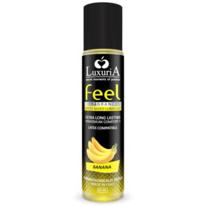 POTENTE - LUXURIA FEEL BANANA LUBRIFICANTE À BASE DE ÁGUA 60 ML