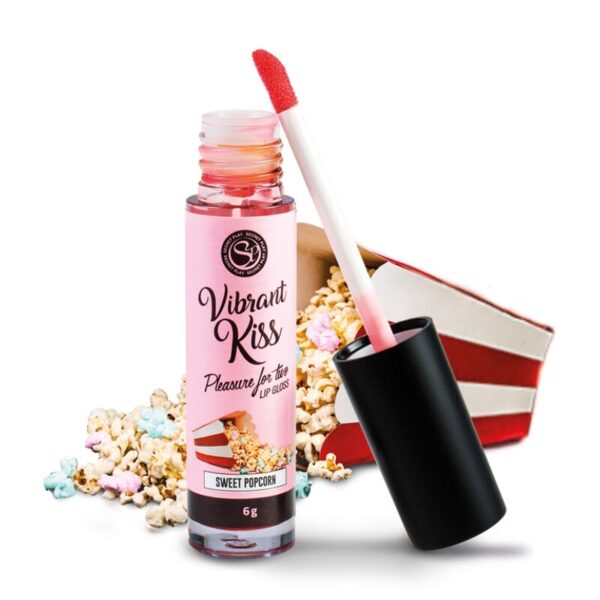 POTENTE - SECRETPLAY - LIP GLOSS VIBRANT KISS DOCE PIPOCA