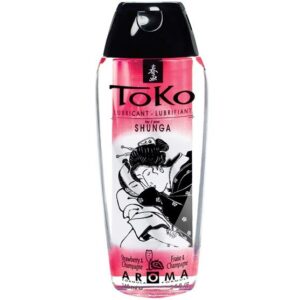 POTENTE - SHUNGA - TOKO AROMA LUBRIFICANTE DE MORANGO E CHAMPANHE