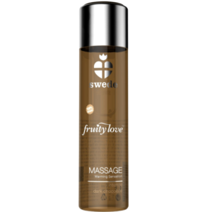 POTENTE - SWEDE - ÓLEO DE MASSAGEM DE EFEITO AQUECENTE FRUTO AMOR CHOCOLATE ESCURO INTENSO 120 ML