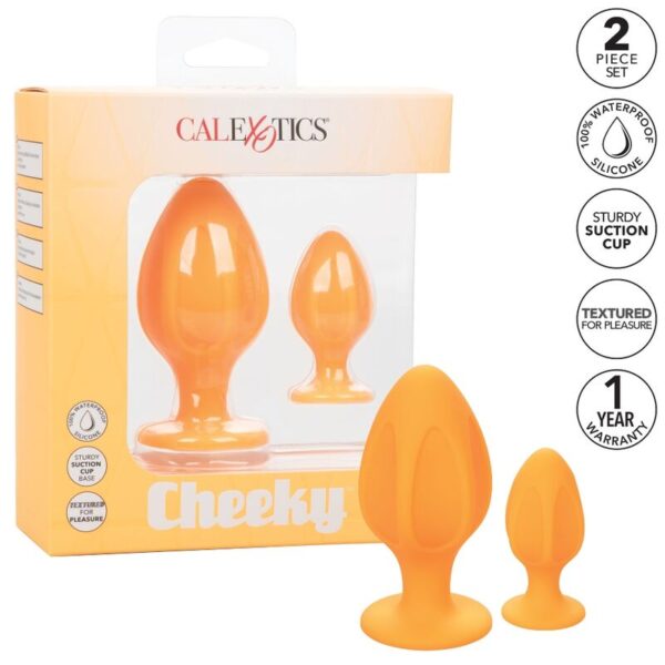 POTENTE - CALEX CHEEKY BUTTPLUG - LARANJA