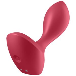 POTENTE - SATISFYER BACKDOOR LOVER VIBRATING PLUG - VERMELHO