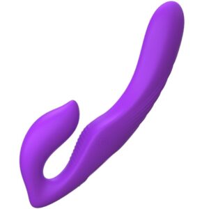 POTENTE - FANTASY FOR HER - VIBRADOR DE DUPLA PENETRAÇÃO CONTROLE REMOTO 9 NÍVEIS VIOLETA