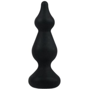 POTENTE - ADRIEN LASTIC - AMUSE PLUG ANAL SILICONE PRETO TAMANHO S