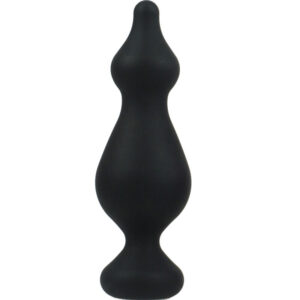 POTENTE - ADRIEN LASTIC - AMUSE PLUG ANAL SILICONE PRETO TAMANHO L