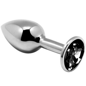 POTENTE - ALIVE - MINI PLUG PRAZER ANAL METAL PRETO TAMANHO S