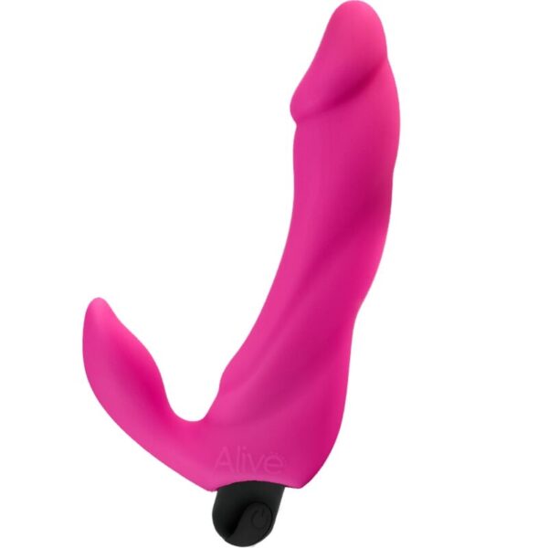 POTENTE - ALIVE - DILDO VIBRADOR BIFUN PRO ROSA 14