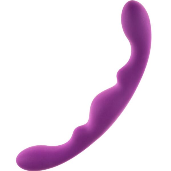 POTENTE - ALIVE - LUNA DILDO DUPLA PENETRAÇÃO VIOLETA SILICONE 25 CM