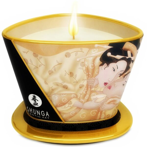 POTENTE - SHUNGA - MINI CARESS BY CANDELIGHT VANILLA MASSAGE VELA 170 ML