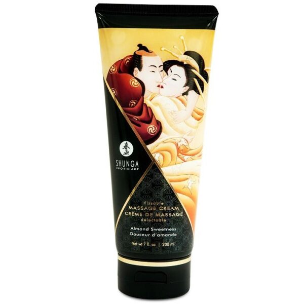 POTENTE - SHUNGA - CREME DE MASSAGEM DE AMÊNDOA DOCE 200 ML