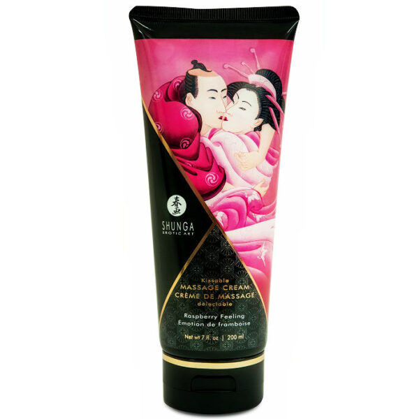 POTENTE - SHUNGA - CREME DE MASSAGEM FRAMBOESA 200 ML