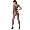 PASSION WOMAN BS068 BODYSTOCKING - RED ONE SIZE - Image 3