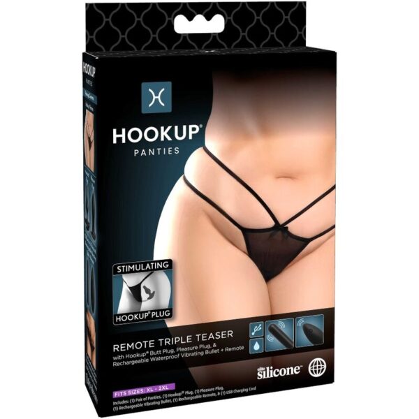 POTENTE - HOOK UP PANTIES - REMOTE TRIPLE TEASER