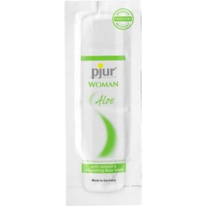 POTENTE - PJUR - WOMAN ALOE LUBRIFICANTE  BASE DE GUA 2 ML