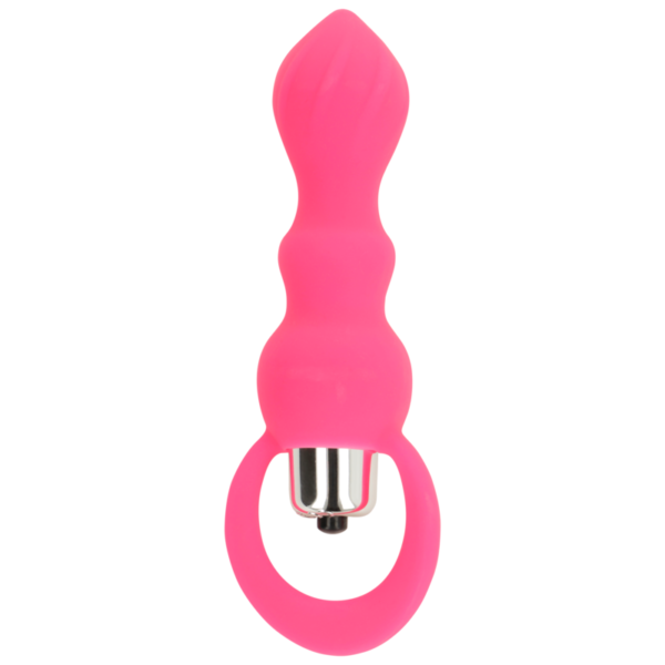 POTENTE - OHMAMA - ESTIMULADOR ANAL COM VIBRAÇÃO 9 CM ROSA