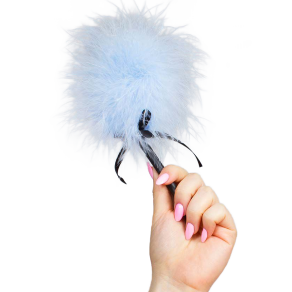 POTENTE - SECRETPLAY - ESPANADOR MARABOU AZUL CLARO