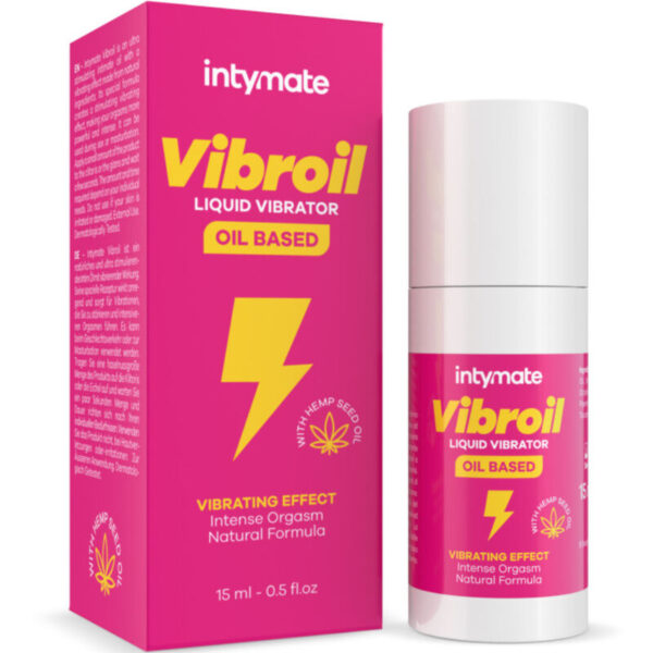 POTENTE - INTIMATELINE INTYMATE - ÓLEO ÍNTIMO VIBROIL PARA SEU EFEITO VIBRANTE 15 ML