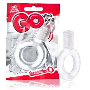 POTENTE - SCREAMING O - ANEL VIBRADOR GO TRANSPARENTE