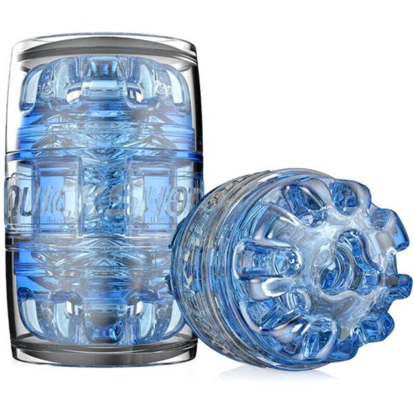 POTENTE - FLESHLIGHT - MASTURBADOR QUICKSHOT TURBO AZUL GELO