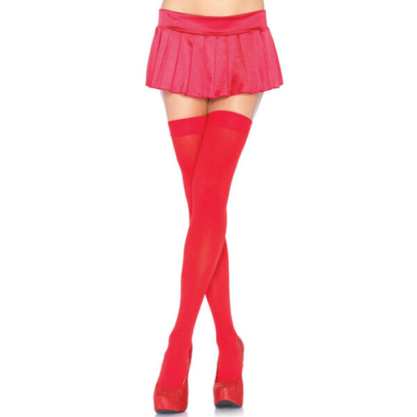 POTENTE - LEG AVENUE - MEIAS NYLON VERMELHO