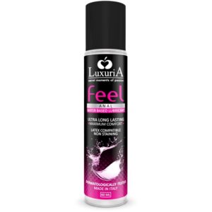 POTENTE - INTIMATELINE LUXURIA - FEEL ANAL LUBRIFICANTE  BASE DE GUA 60 ML
