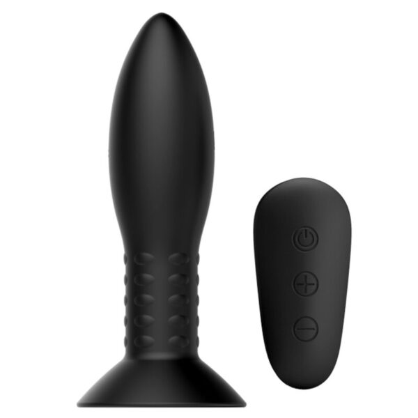 POTENTE - MR PLAY - PLUG COM CONTROLE REMOTO DE BOLAS ROTATIVAS PRETAS