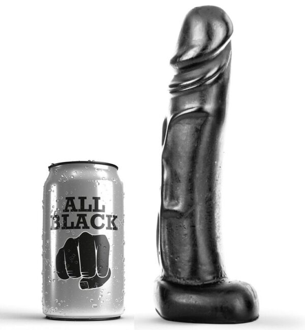 POTENTE - ALL BLACK - DILDO 22 CM