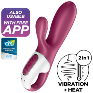 POTENTE - SATISFYER - VIBRADOR HOT BUNNY GSPOT