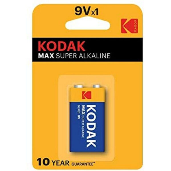 POTENTE - KODAK - BATERIA ALCALINA MAX 9V LR61