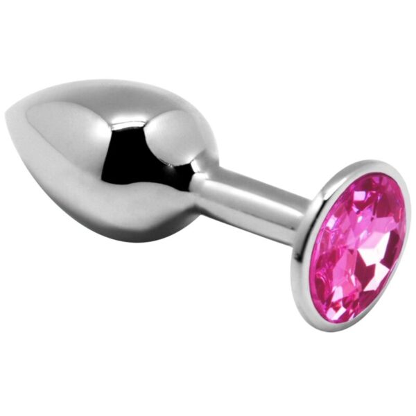 POTENTE - ALIVE - MINI PLUG PRAZER ANAL METAL ROSA TAMANHO M