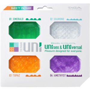 POTENTE - TENGA - MASTURBADOR UNI VARIETY DEDAL PACK 4 UNIDADES