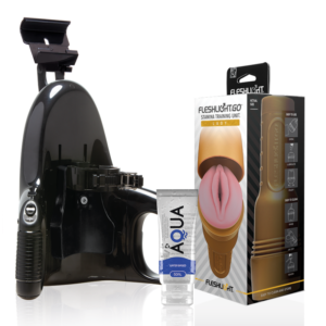 POTENTE - FLESHLIGHT - UNIDADE DE TREINAMENTO STAMINA GO SENHORA + LANÇAMENTO UNIVERSAL + LUBRIFICANTE AQUA QUALITY 50 ML