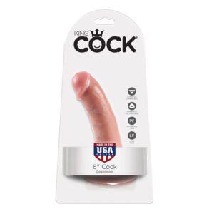 POTENTE - KING COCK - 6 CARNE DE DILDO 15.2 CM