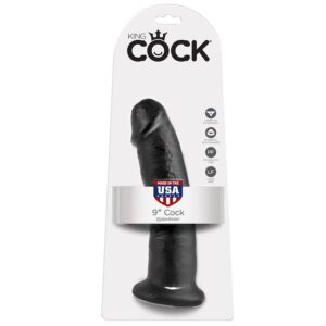 POTENTE - KING COCK - 9 DILDO PRETO 22.9 CM