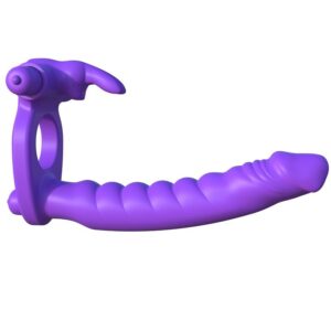 POTENTE - FANTASY C-RINGZ - SILICONE DOUBLE VIBRATOR COELHO