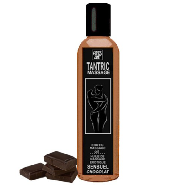 POTENTE - EROS-ART - ÓLEO DE MASSAGEM TNTRICA NATURAL E AFRODISÍACO DE CHOCOLATE 30 ML