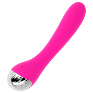 POTENTE - OHMAMA - VIBRADOR FLEXÍVEL ESTIMULAÇÃO PONTO G 19 CM