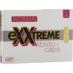 POTENTE - HOT - EXTREME LIBIDO CAPS FEMININO 5 PCS