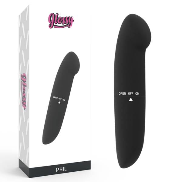 POTENTE - GLOSSY - VIBRADOR PHIL PRETO
