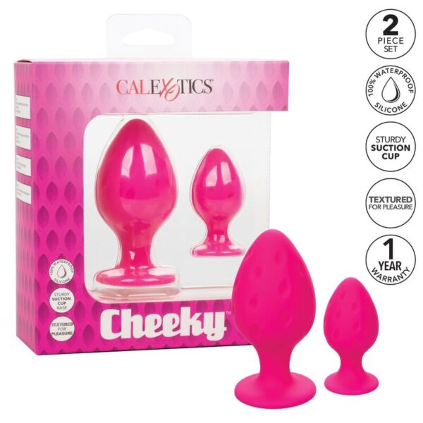 POTENTE - CALEXOTICS - BUTTPLUG CHEEKY ROSA