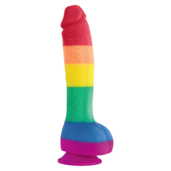 POTENTE - ORGULHO - BANDEIRA LGBT DILDO 19 CM