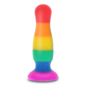 POTENTE - ORGULHO - BANDEIRA LGBT PLUG FELIZ STUFER 12 CM