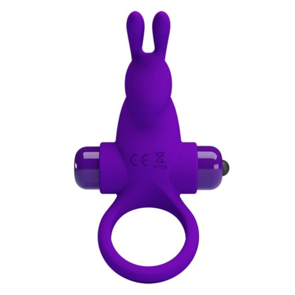 POTENTE - PRETTY LOVE - ANEL VIBRADOR I COELHO PARA PÊNIS ROXO