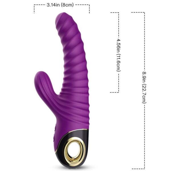 POTENTE - ARMONY - VIBRADOR ETERNITY SILICONE ROXO