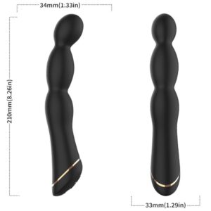 POTENTE - ARMONY - VIBRADOR BAMBU AJUSTÁVEL PRETO