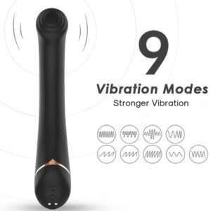 POTENTE - ARMONY - VIBRADOR FALT HEAD SILICONE PRETO